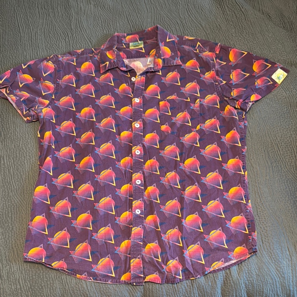 Men's Multicolor Patterned Shirt